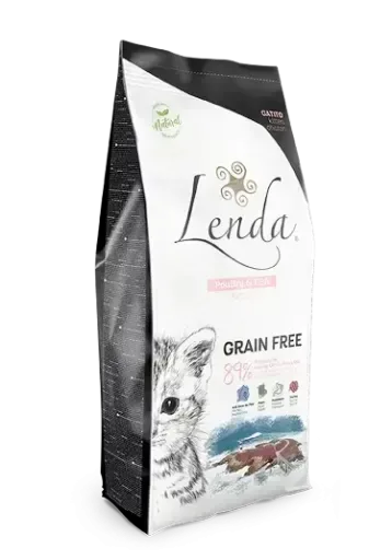 Lenda Nourriture pour chatons sans grains à la volaille et au poisson – France
