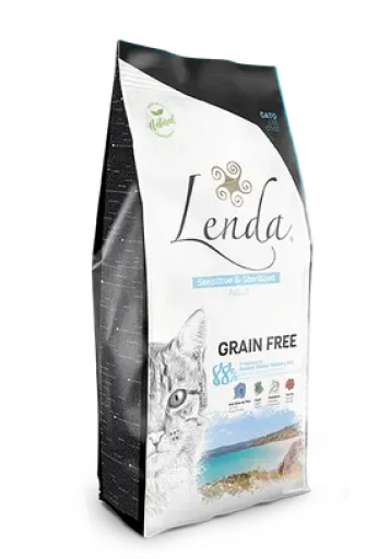 Lenda Nourriture pour chats adultes sensibles et stérilisés sans grains – France