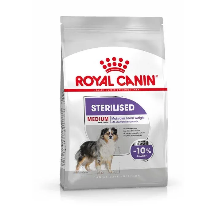 Les produits LaMaison.fr Alimentation – Croquettes pour chien moyen Sterilised 12kg ROYAL CANIN