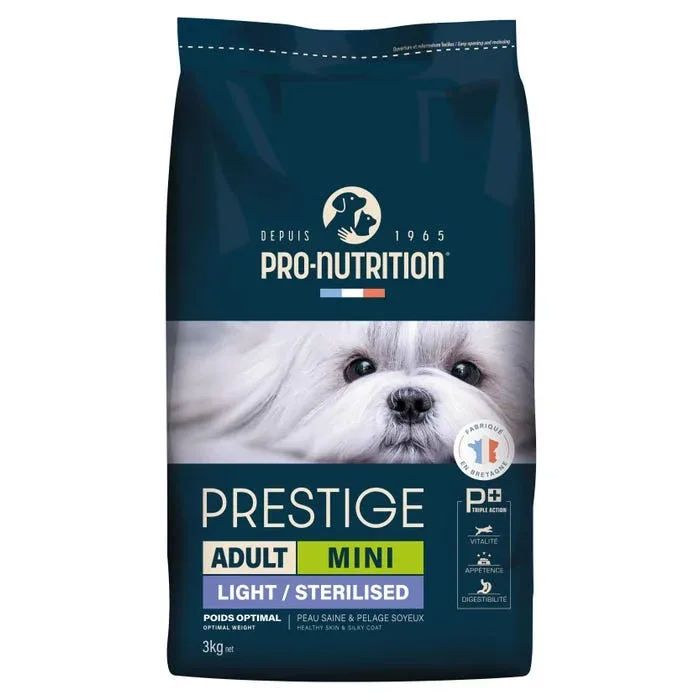 Les produits LaMaison.fr Alimentation – Croquettes pour petit chien Prestige light/sterilised 3kg