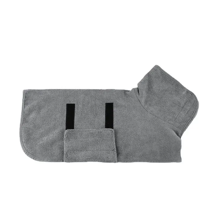 Les produits LaMaison.fr Equipement de toilettage – Serviette peignoir microfibre pour petit chien 40 cm