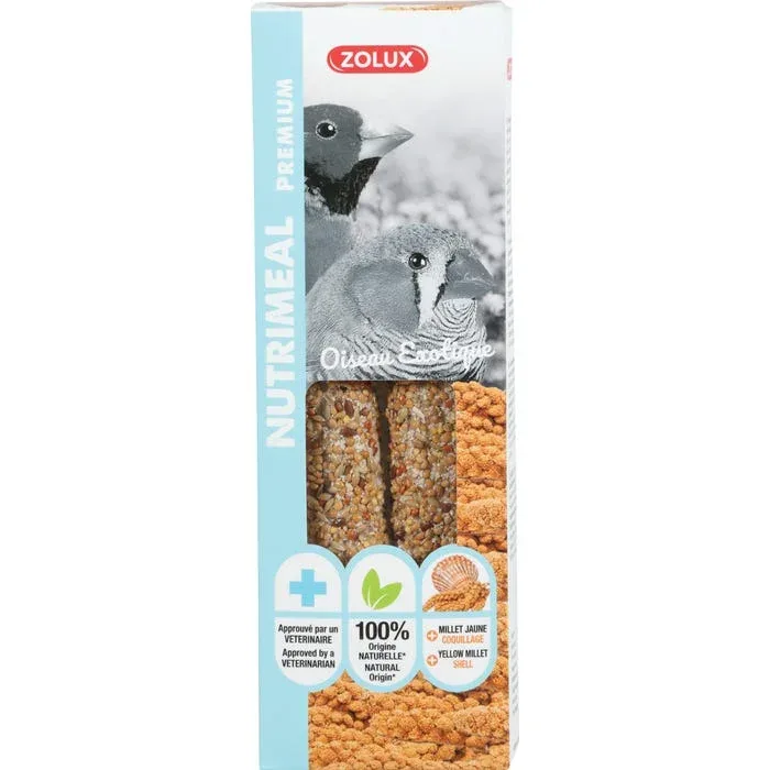 Les produits LaMaison.fr Friandise – Sticks nutrimeal oiseau exotique millet jaune 110gr ZOLUX