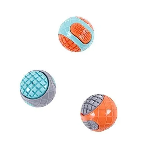 Les produits LaMaison.fr Jouet et sport – Balle ronde avec squeaker 8 cm (x3)