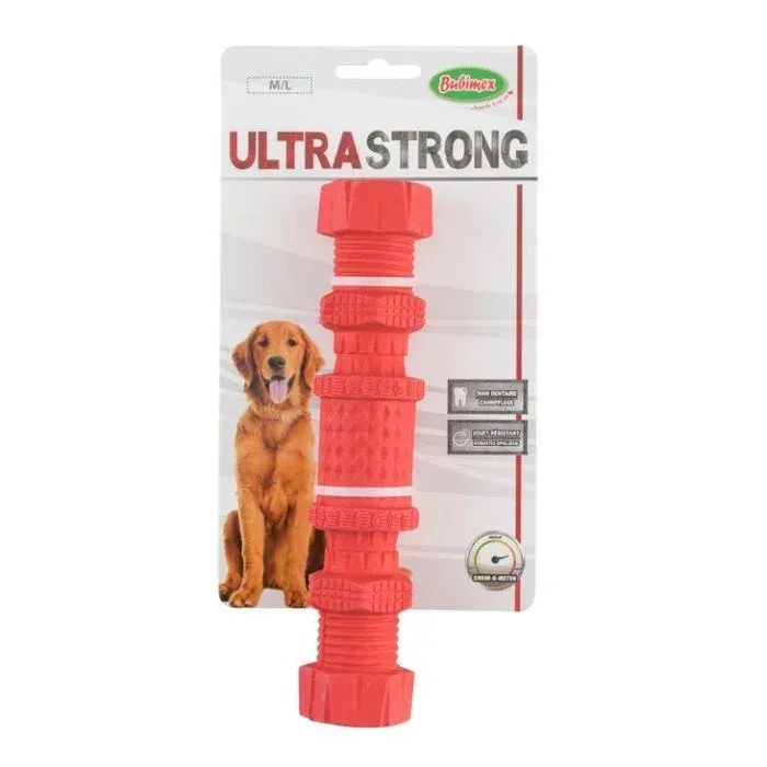 Les produits LaMaison.fr Jouet et sport – Jouet pour chien Ultra strong rouge stick 22cm BUBIMEX