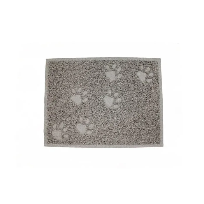 Les produits LaMaison.fr Litière, accessoires – Tapis d’hygiène gamelle et litière 30 x 40 cm anthracite