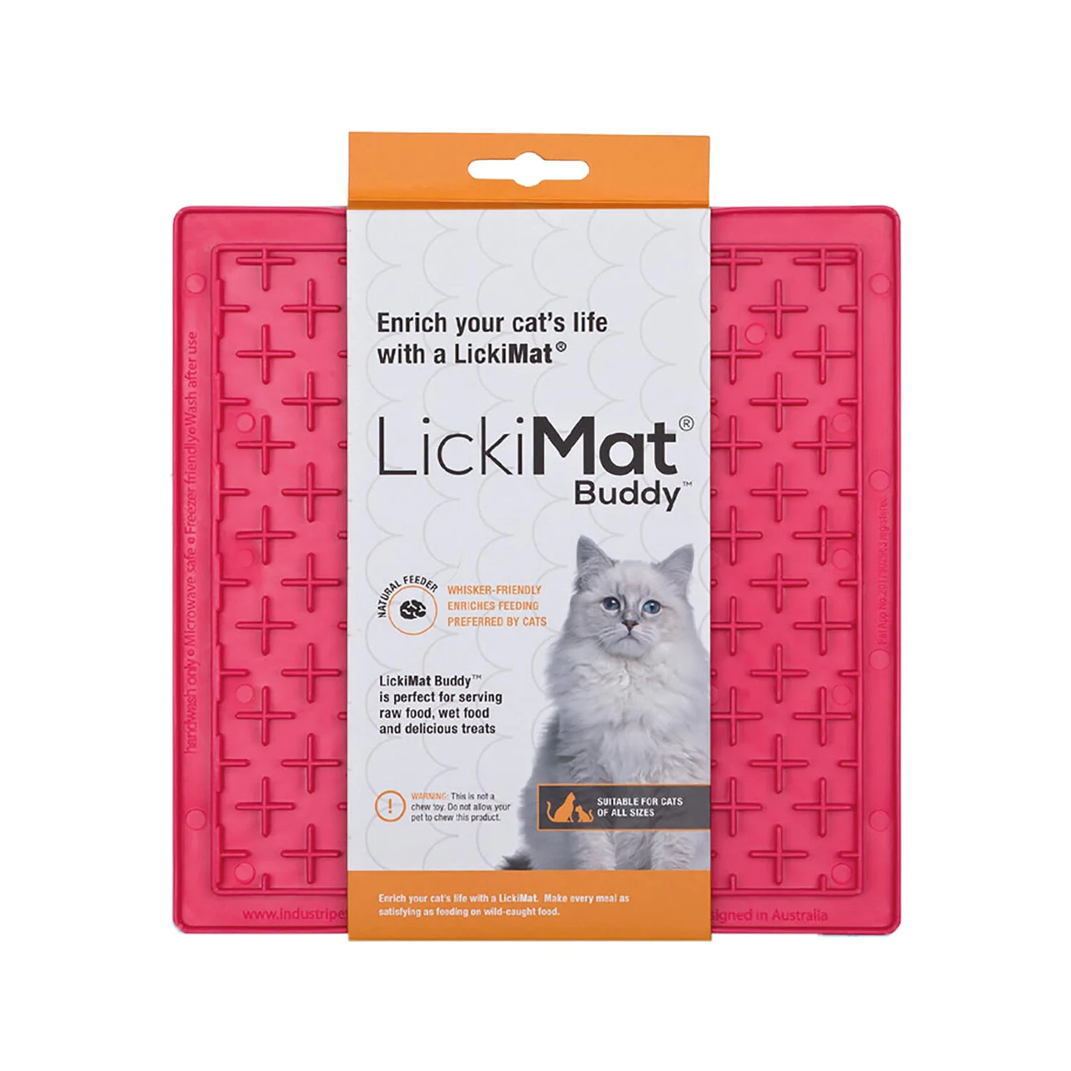LickiMat Buddy Chat | Tapis à lécher