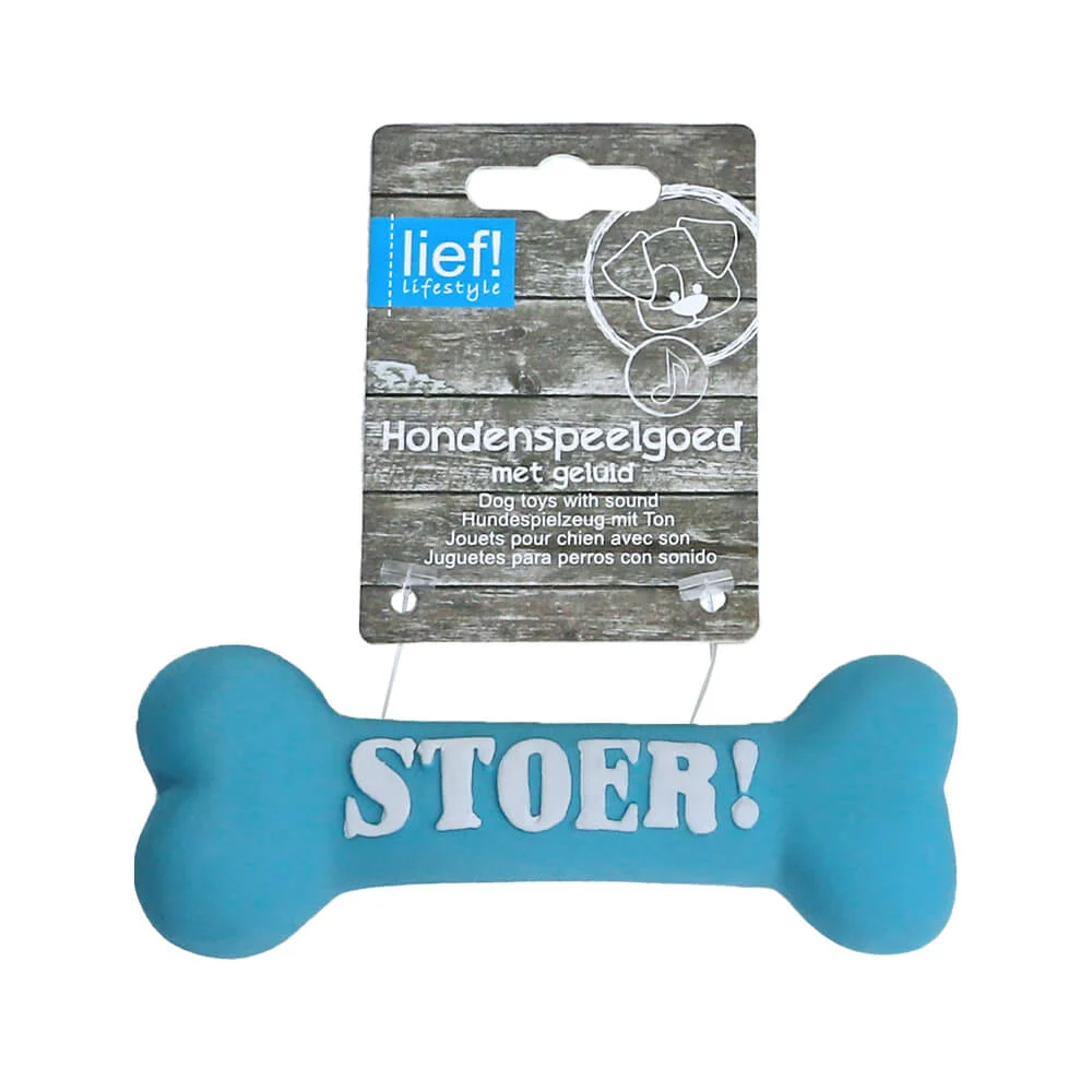 Lief! Boys Jouet pour Chien Os en Latex
