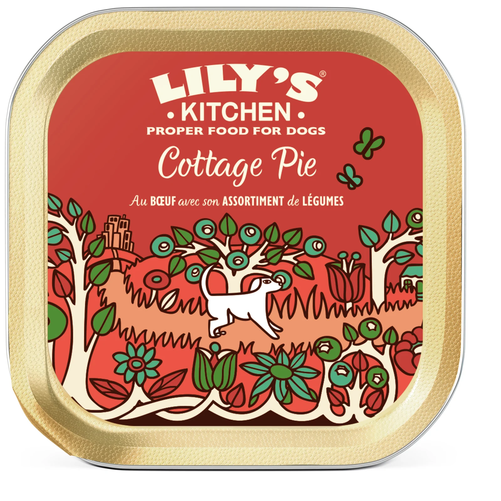 Lily's Kitchen - Terrine Cottage Pie Bœuf et Légumes pour Chiens - 150g
