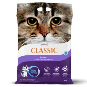Litière Intersand Classic, senteur lavande pour chat