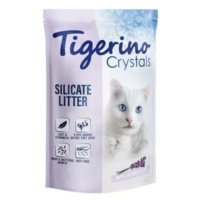 Litière Tigerino Crystals, senteur lavande