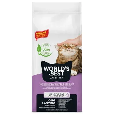 Litière World’s Best Cat Litter, senteur lavande