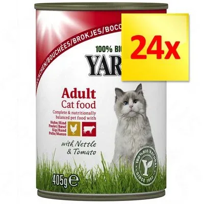 Lot 4 saveurs Yarrah 24 x 400/405 g