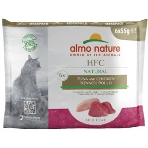 Lot Almo Nature HFC Natural 24 x 55 g pour chat