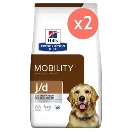 Lot de 2 sacs Hill’s Prescription Diet J/D croquettes pour chien au poulet 12 kg – Alimentation Médicalisée Poulet Chien Hill’s Prescription Diet FR