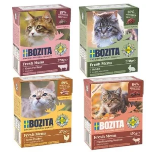 Lot Mixte Bozita Tetra Bouchées pour chat 48 x 370 g