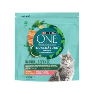 Lot PURINA ONE Dual Nature 4 x 1,4 kg pour chat