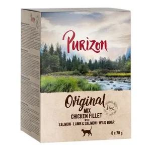 Lot Purizon Adult 12 x 70 g pour chat - sans céréales ► Acheter pas che ✔