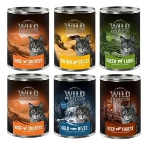 Lot Wild Freedom Adult 24 x 400 g pour chat
