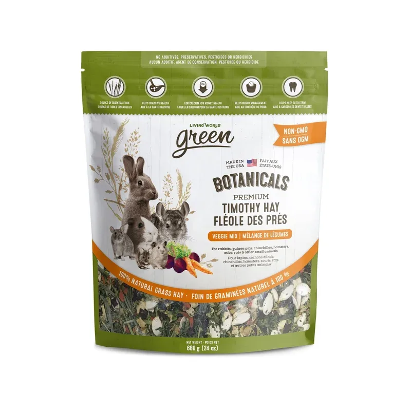 LW GREEN Nourriture Rongeur Fléole des Près Botanicals Légumes 680g