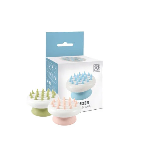 M-PETS Brosse de massage douce et tranchante pour chien et chat