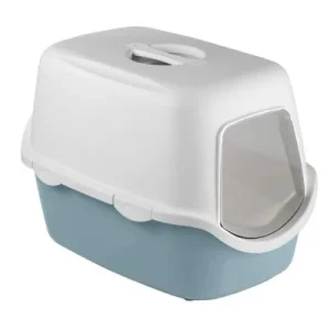 Maison de toilette Cathy filtre acier 40 x 56 x H40 cm, pour chat