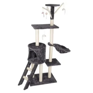 maxxpro Meuble Chat Gris