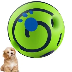 MCBOSON Balle de jeu pour chien sonore, 14 cm