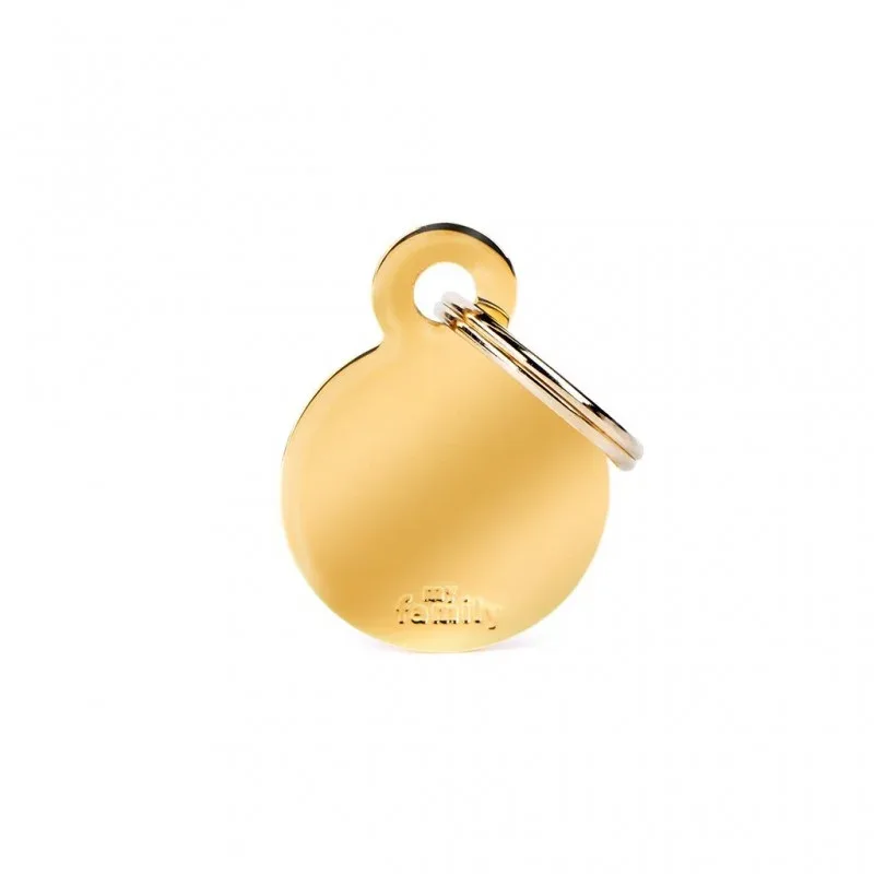 Médaille petit cercle dorée recto/verso – Huberland
