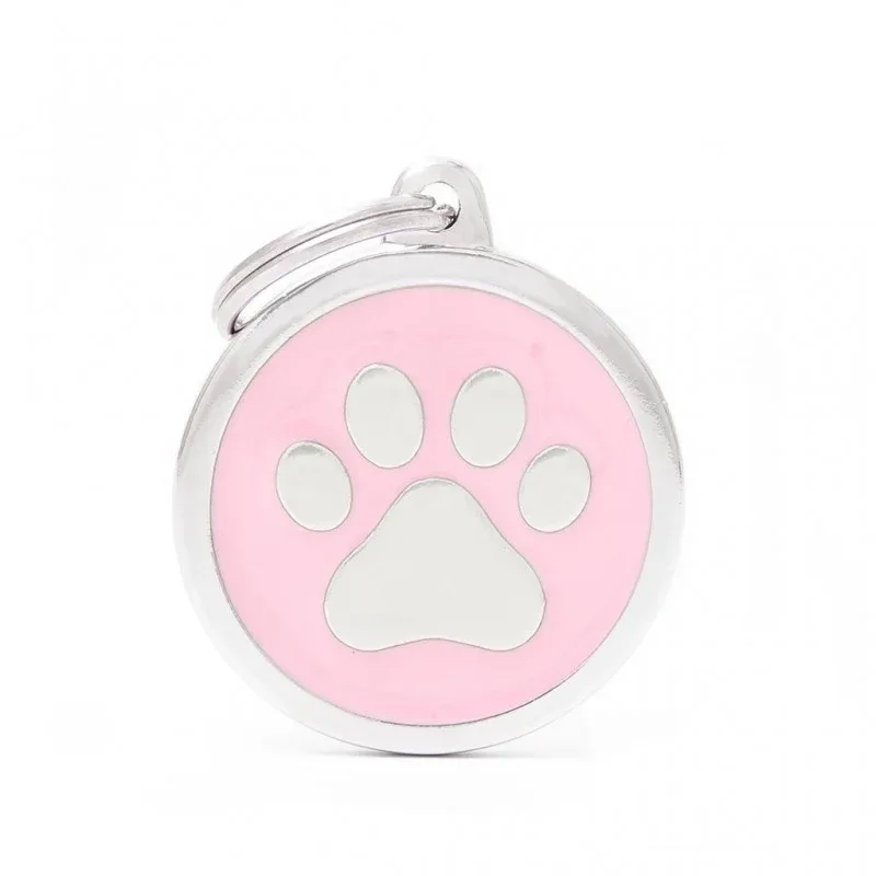 Médaille rose avec patte verso – Huberland