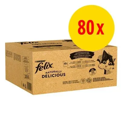 Mégapack Felix Naturally Delicious 80 x 80 g