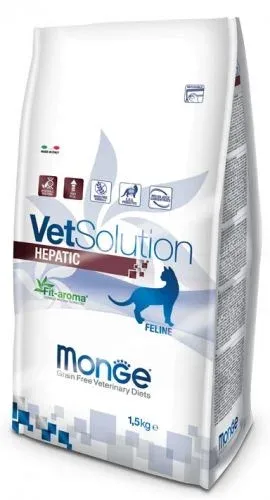 Monge Vet Solution Nourriture hépatique pour chats souffrant de problèmes de foie – France