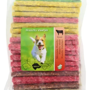 Munchy bâtonnets en peau de boeuf mix pour chien