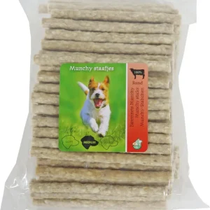 Munchy bâtonnets en peau de boeuf naturel pour chien