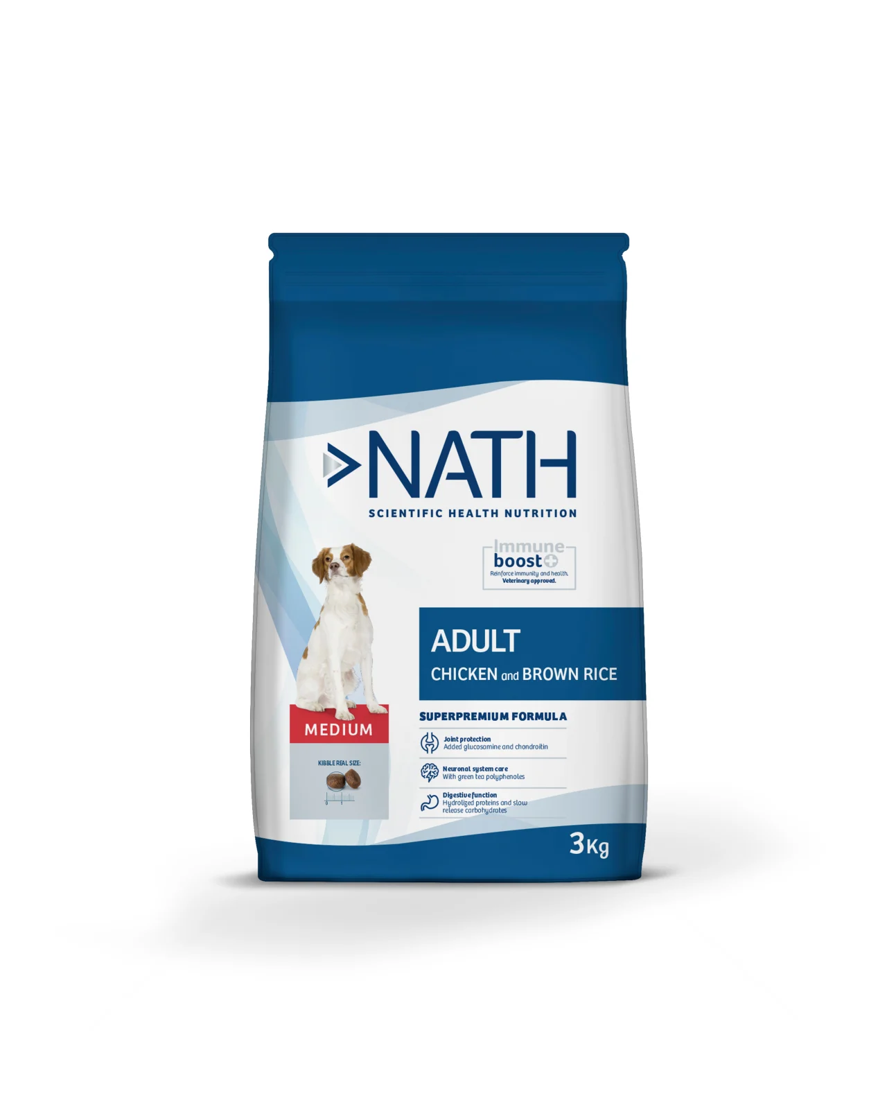 Nath - Croquettes Medium Adult Au Poulet Pour Chien