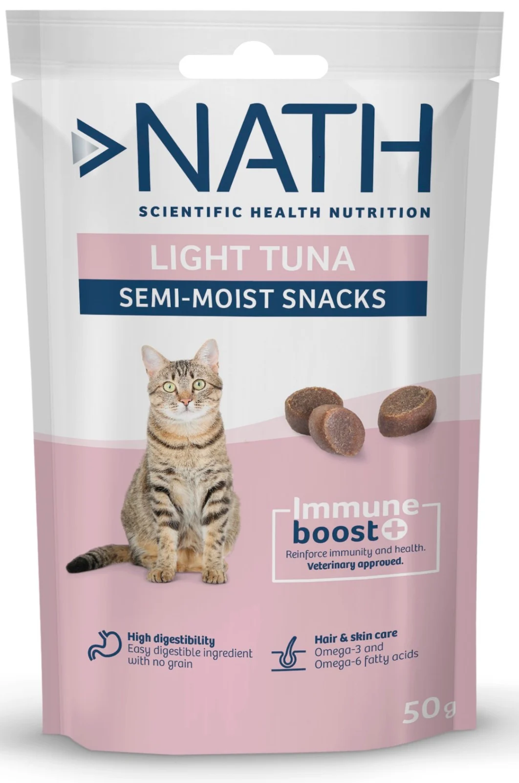 Nath - Friandises Light Tuna Immune boost+ au Thon pour Chats - 50g