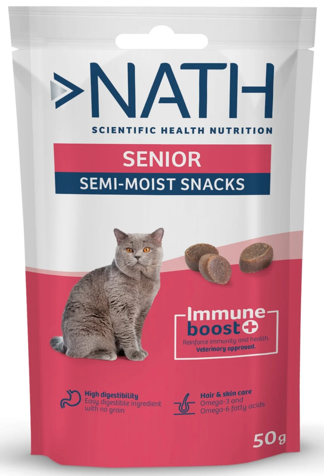 Nath - Friandises Senior Immune boost+ pour Chats - 50g