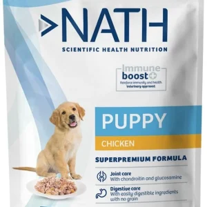 Nath - Pâtée Jelly Immune boost+ Agneau Porc pour Chiens - 100g
