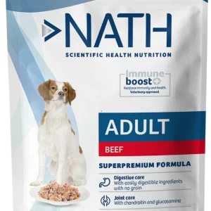 Nath - Pâtée Jelly Immune boost+ Boeuf pour Chiens - 100g
