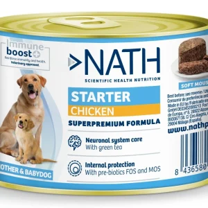 Nath - Pâtée Puppy starter au Poulet pour Chiots - 200g
