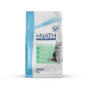 Nath Veterinary Diet - Croquettes Hypoallergenic Sans Céréales pour Chat - 2Kg