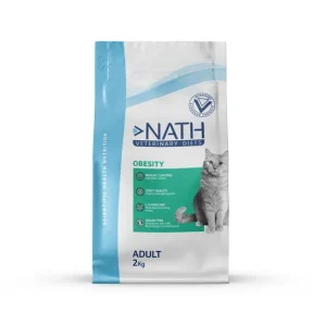 Nath Veterinary Diet - Croquettes Obesity Sans Céréales pour Chat - 2Kg