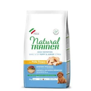 Natural Trainer Puppy & Junior Small & Toy poulet pour chien