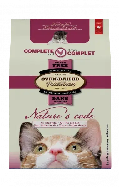 Nature’s Code – Chat Poulet – Nourriture Sèche Sans Grains pour Chats
