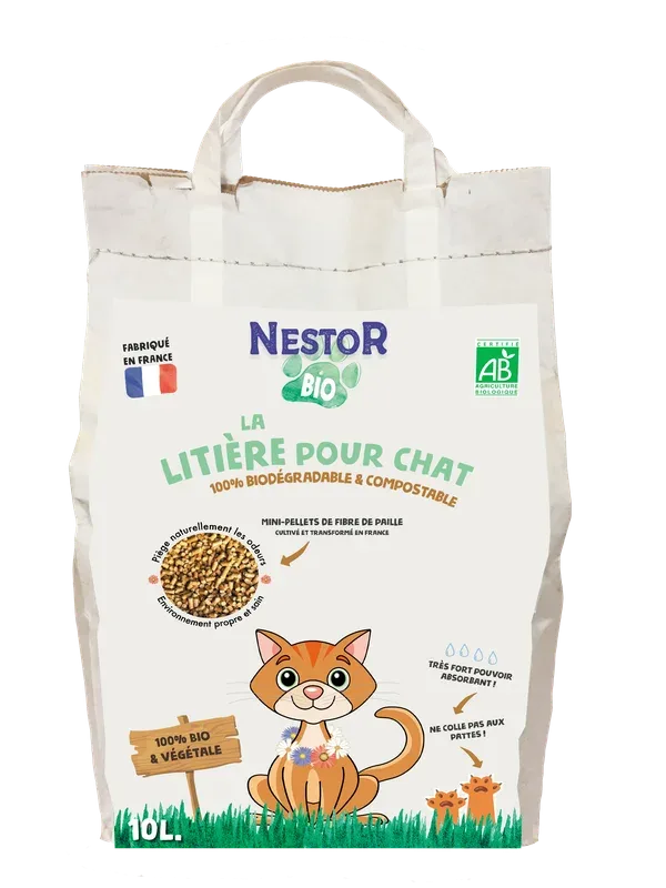 Nestor – Litière Désodorisante 100% Bio et Naturelle