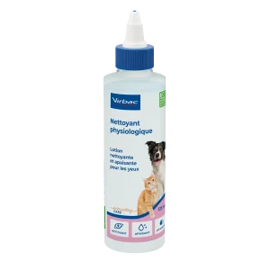Nettoyant physiologique pour les yeux chien, chat