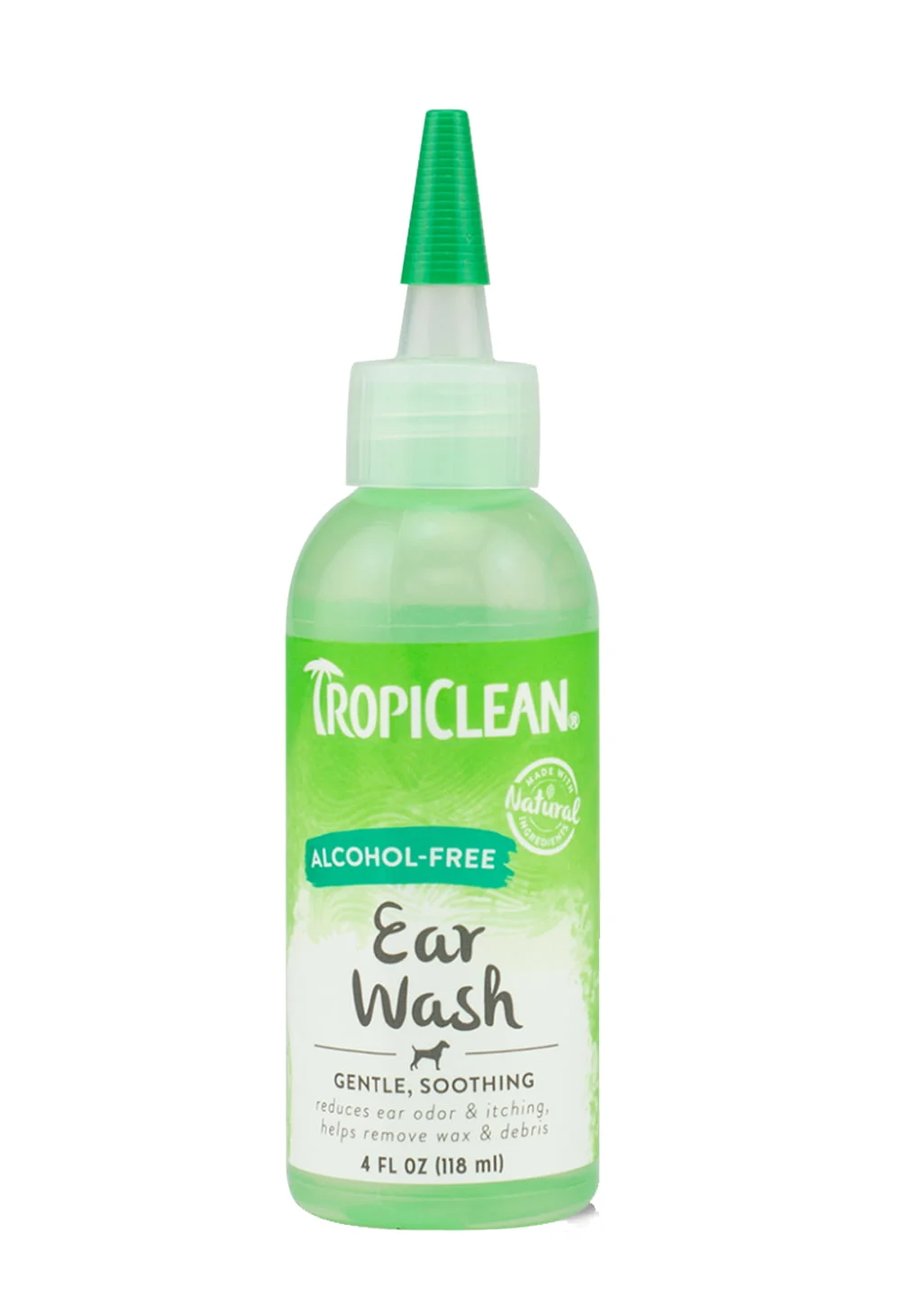 Nettoyant pour oreilles sans alcool pour animaux, Tropiclean