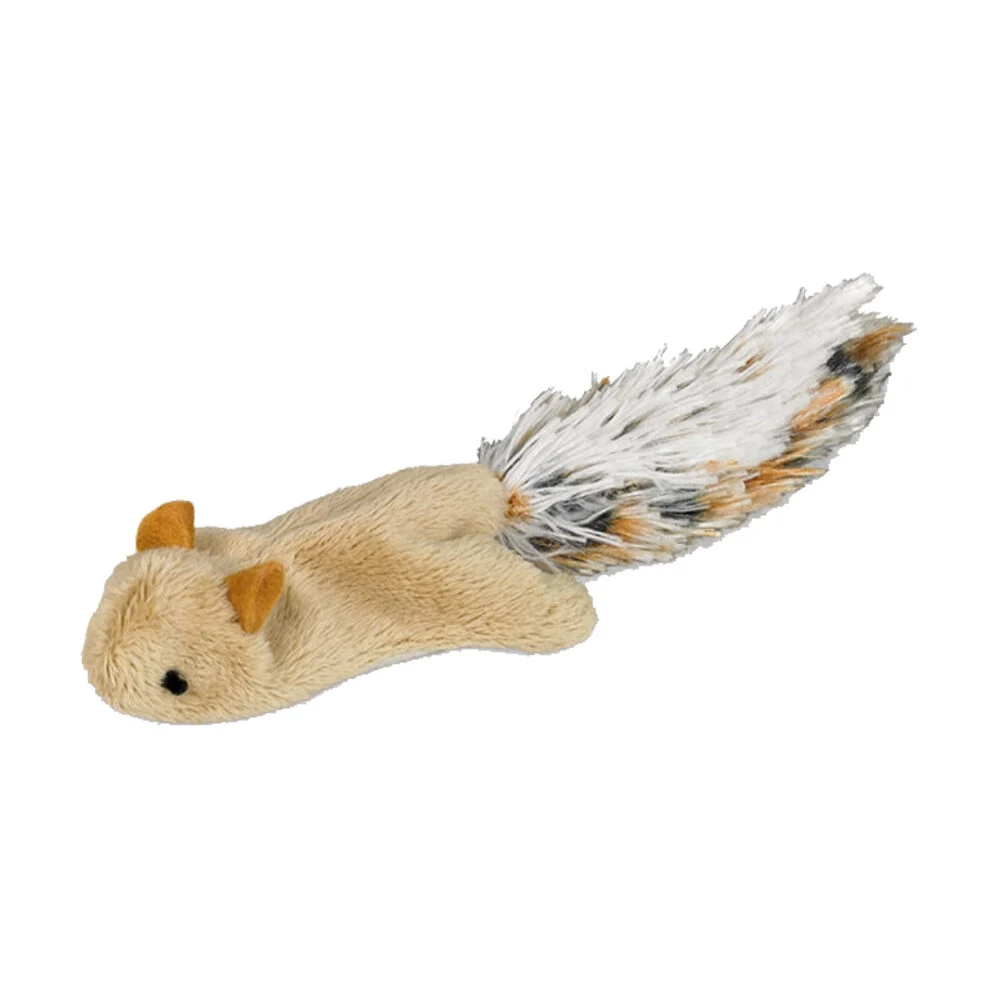Nobby - Écureuil en peluche avec herbe à chats