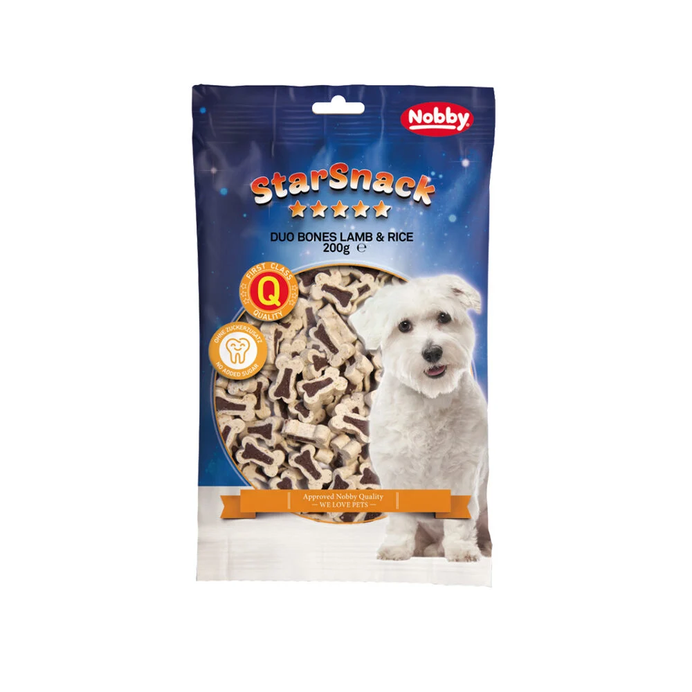Nobby Starsnack Duo Bones Agneau et riz