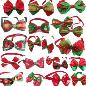 Noeud papillon de Noël pour chiens ou chats UNITAIRE