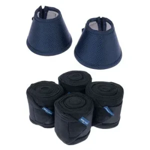 Nomad Tales bandages pour chevaux en polaire, noir